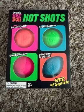 NeeDoh Hot Shots Small Squeezable Toy Set